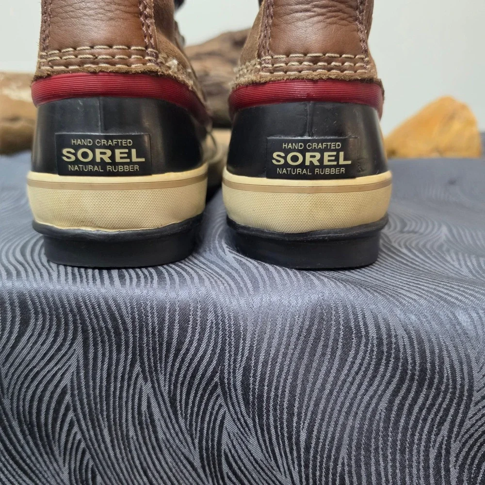 Sorel Tofino II Boots Women Size 9 Brown Good Waterproof Faux Fur NL2429-261